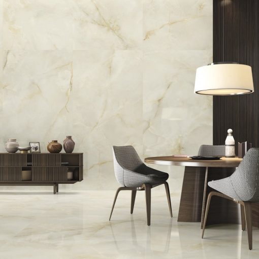 LOSA PORCELANICA ESPAÑOLA ONIX CREAM 120x280 3.36m2 1PIEZA (PRECIO POR CAJA)